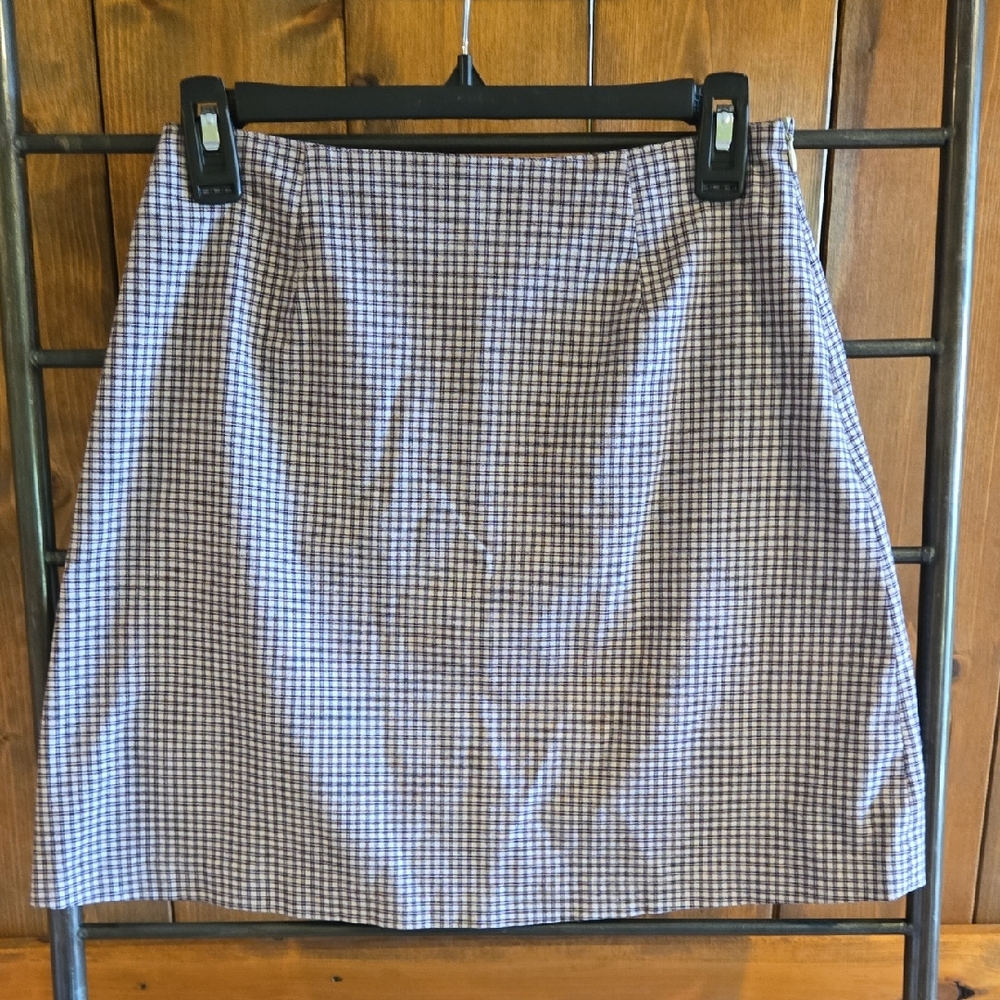 American Eagle Outfitters Black and White Pencil Skirt Knee-Length Casual